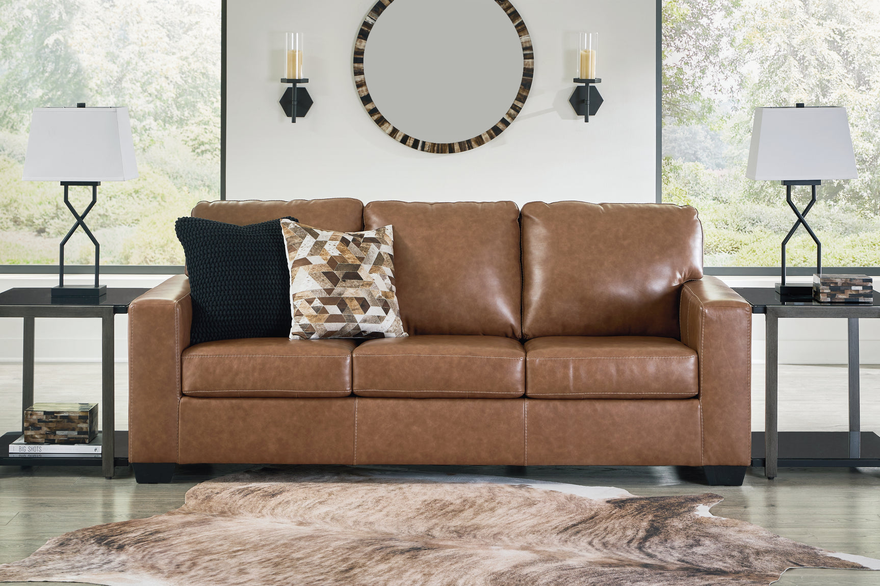 Sam's Furniture - Ashley Furniture - Bolsena Living Room - Sofa / Caramel - 5560338