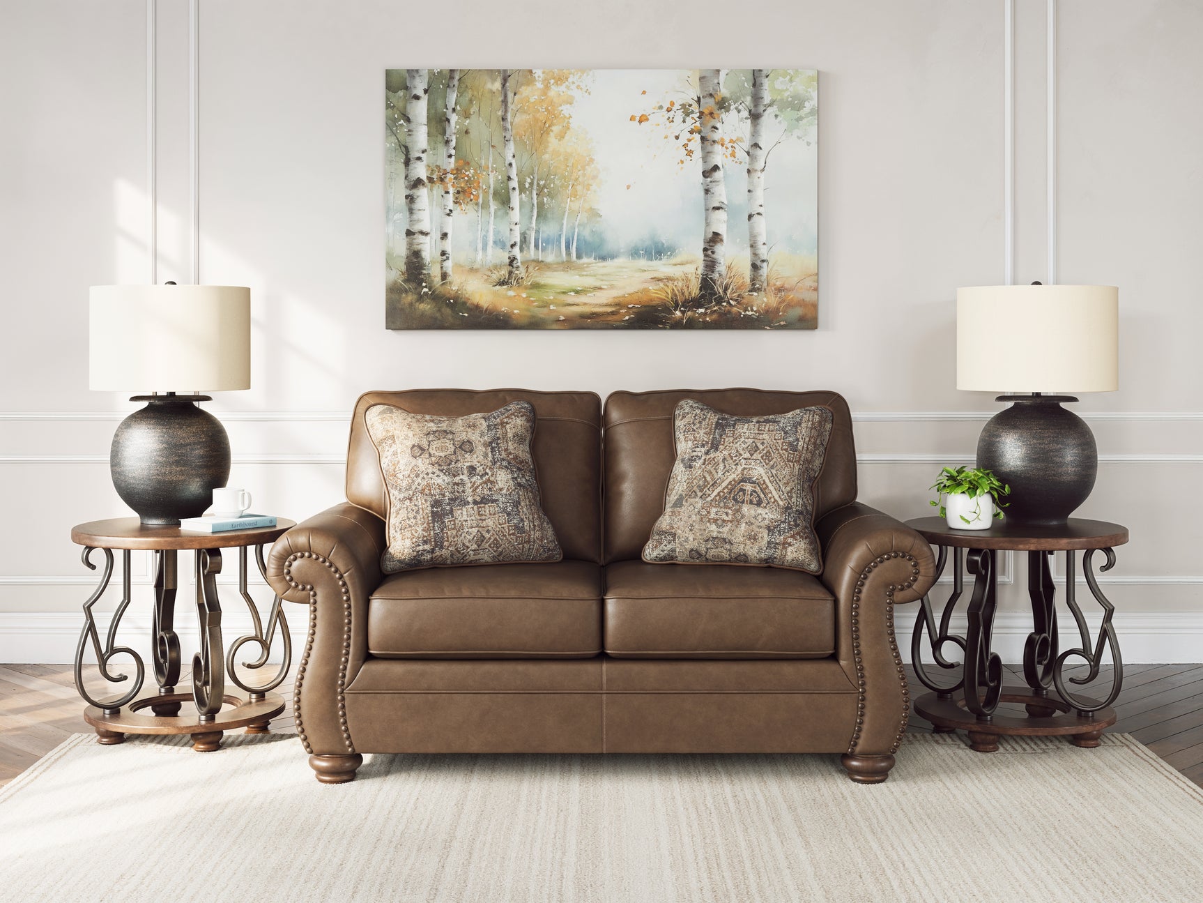 Sam's Furniture - Ashley Furniture - Chasemore Living Room - Loveseat / Earth - PC5590235