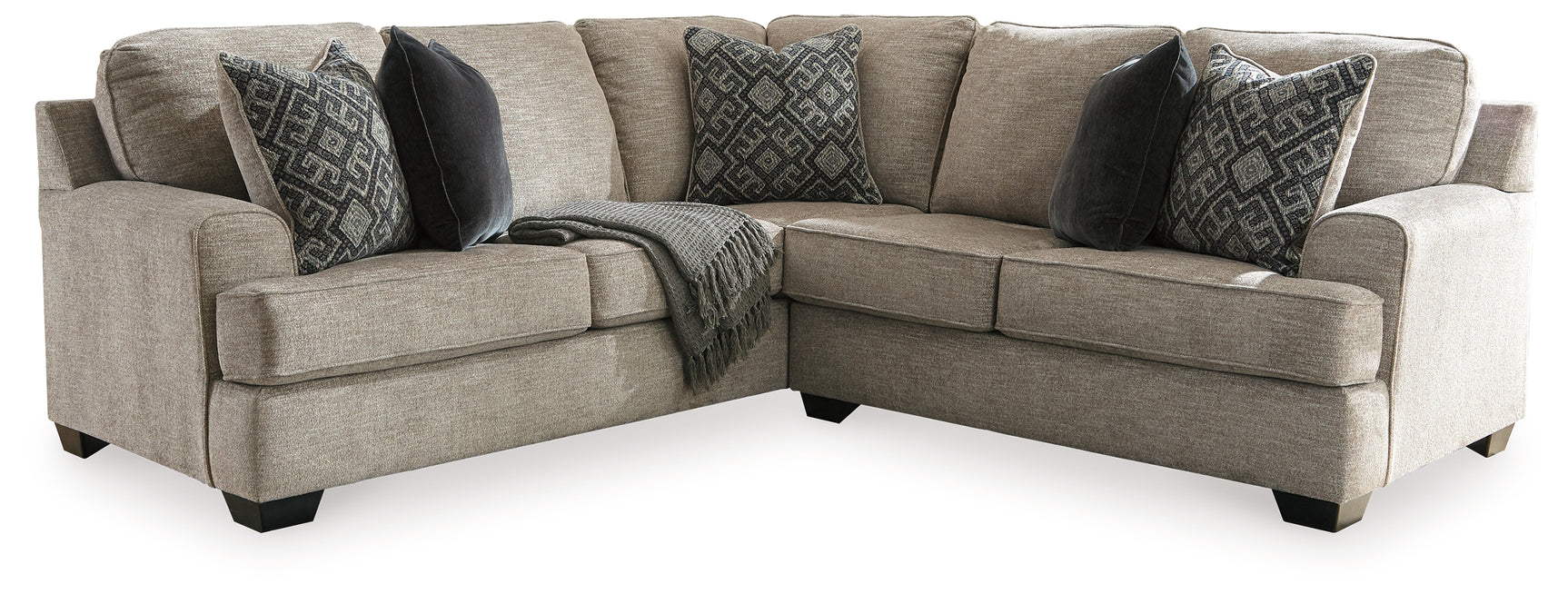 Sam's Furniture - Ashley Furniture - Bovarian Sectional - LAF 2-Piece Sectional / Stone - 56103S3