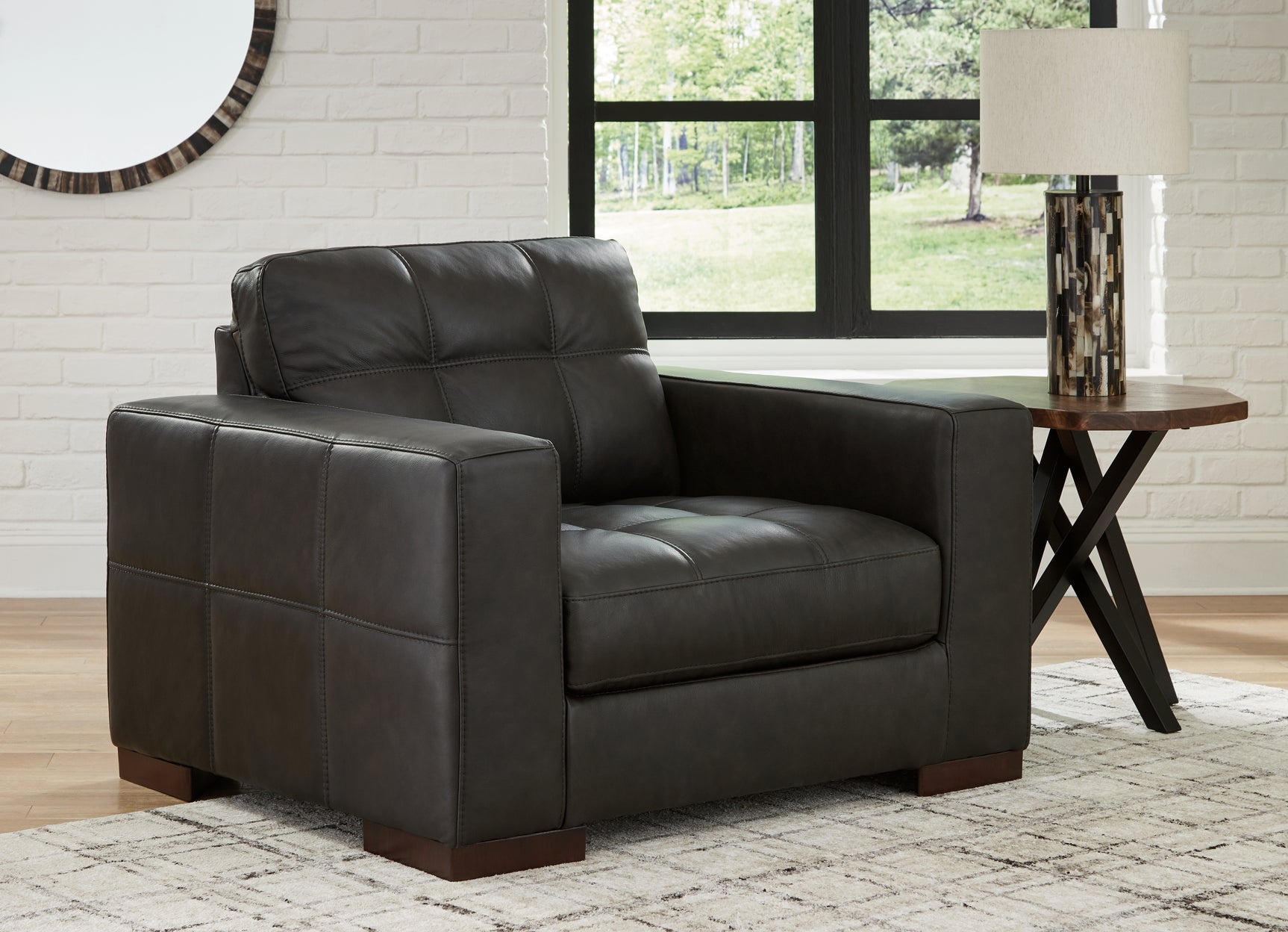 Sam's Furniture - Ashley Furniture - Luigi Living Room - Chair and a Half / Thunder - 5650623