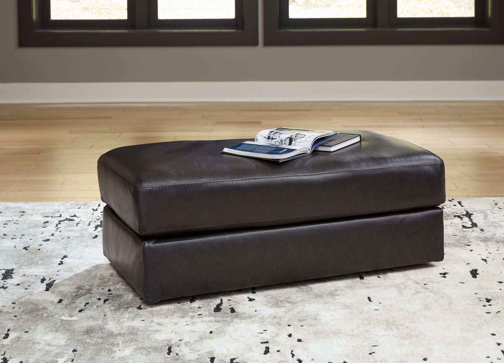 Sam's Furniture - Ashley Furniture - Amiata Living Room - Ottoman / Onyx - 5740514