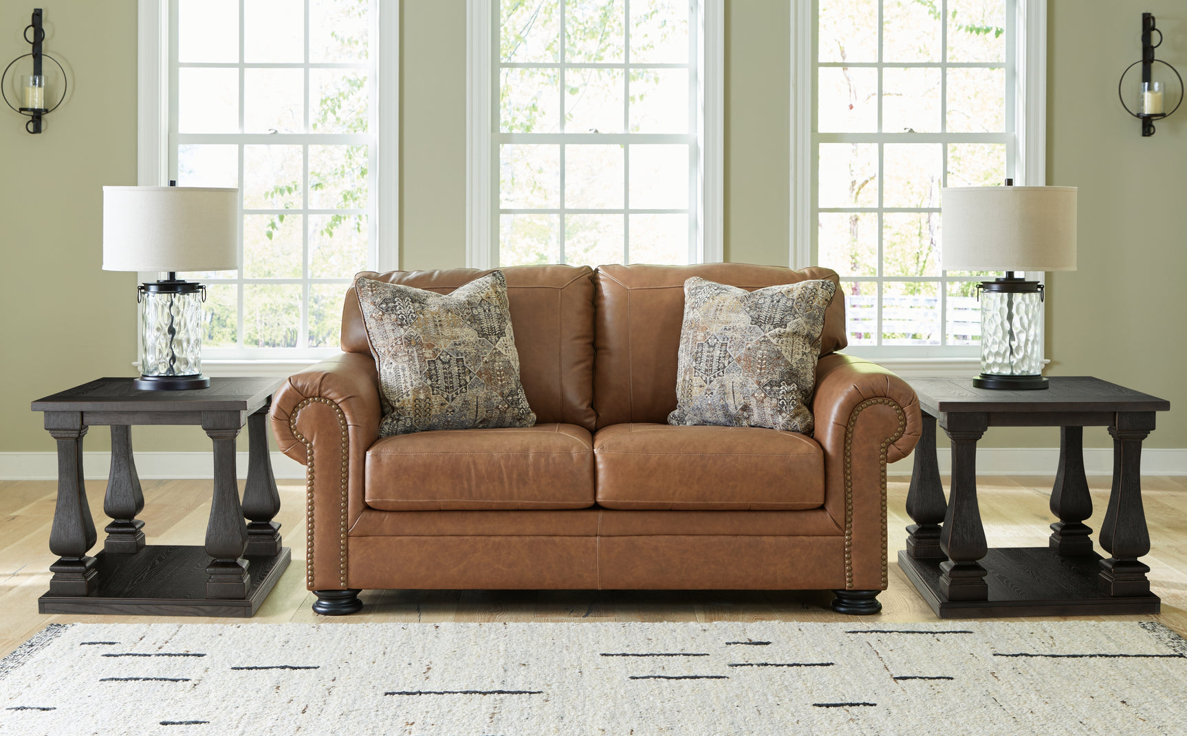 Sam's Furniture - Ashley Furniture - Carianna Living Room - Loveseat / Caramel - 5760435