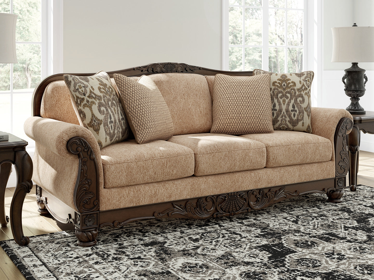 Sam's Furniture - Ashley Furniture - Chelsworth Living Room - Sofa / Golden - PC5790538