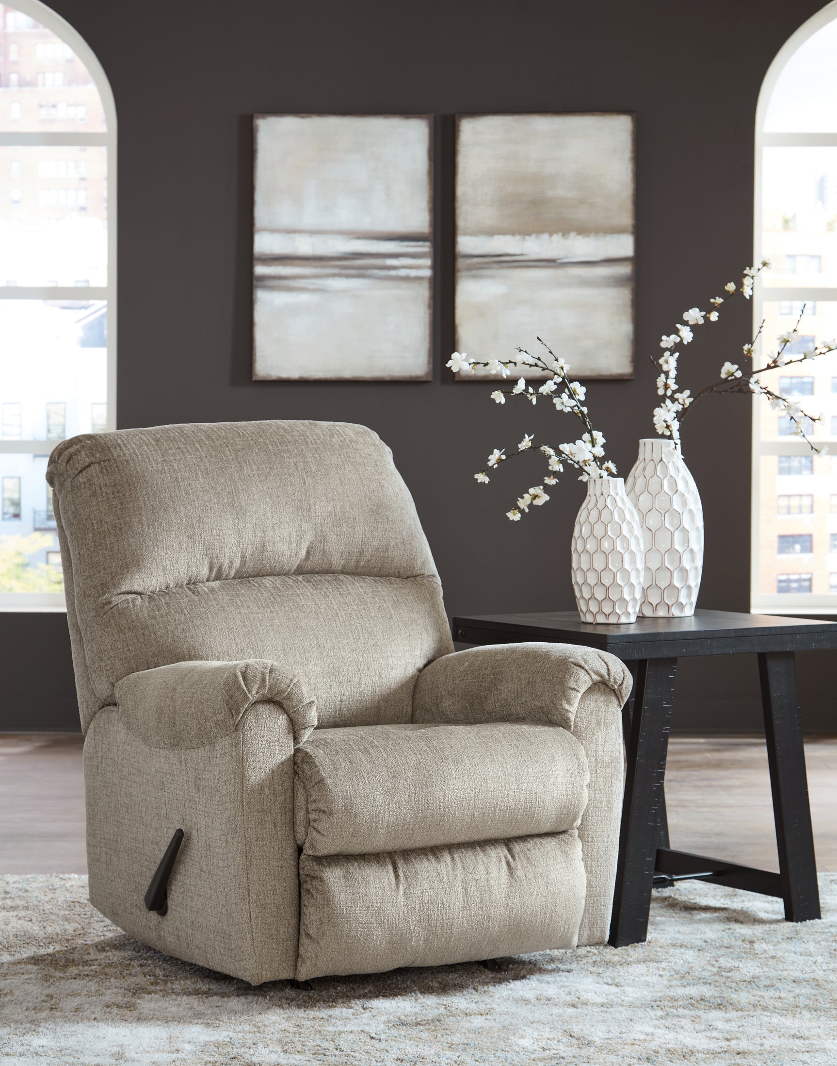 Sam's Furniture - Ashley Furniture - Stonemeade Living Room - Rocker Recliner / Taupe - 5950425