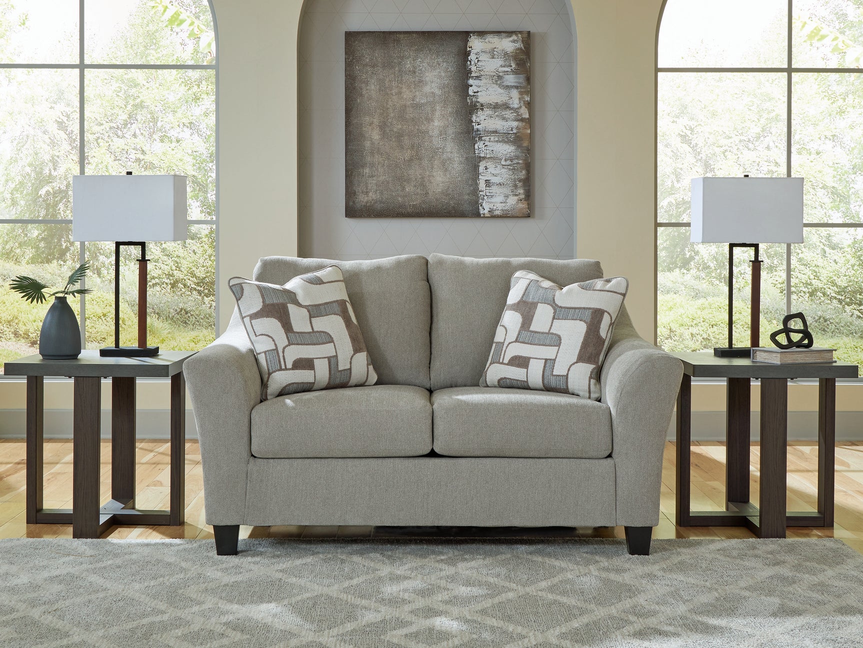 Sam's Furniture - Ashley Furniture - Willarae Living Room - Loveseat / Taupe - 5980335