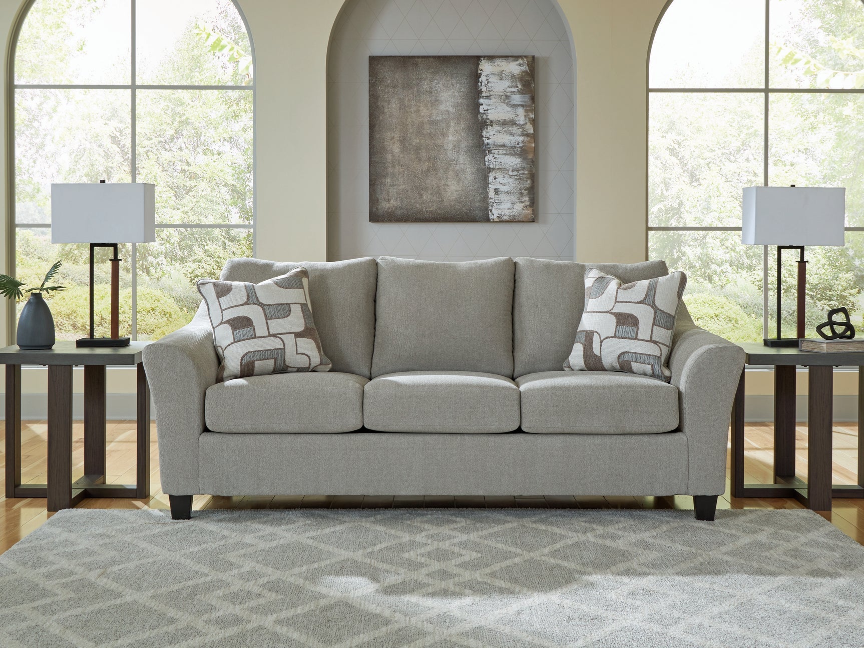 Sam's Furniture - Ashley Furniture - Willarae Living Room - Sofa / Taupe - 5980338