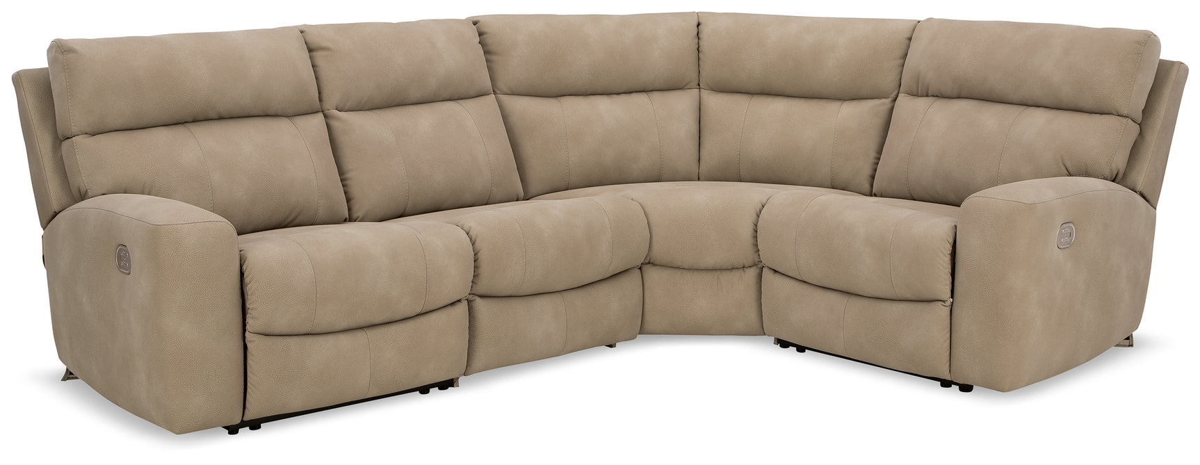 Sam's Furniture - Ashley Furniture - Next-Gen DuraPella Sectional - 4-Piece Power Reclining Sectional / Sand - 61004S4