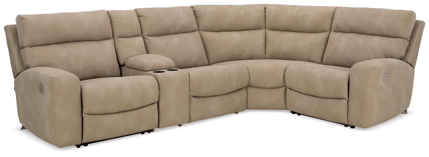 Sam's Furniture - Ashley Furniture - Next-Gen DuraPella Sectional - 5-Piece Power Reclining Sectional / Sand - 61004S5