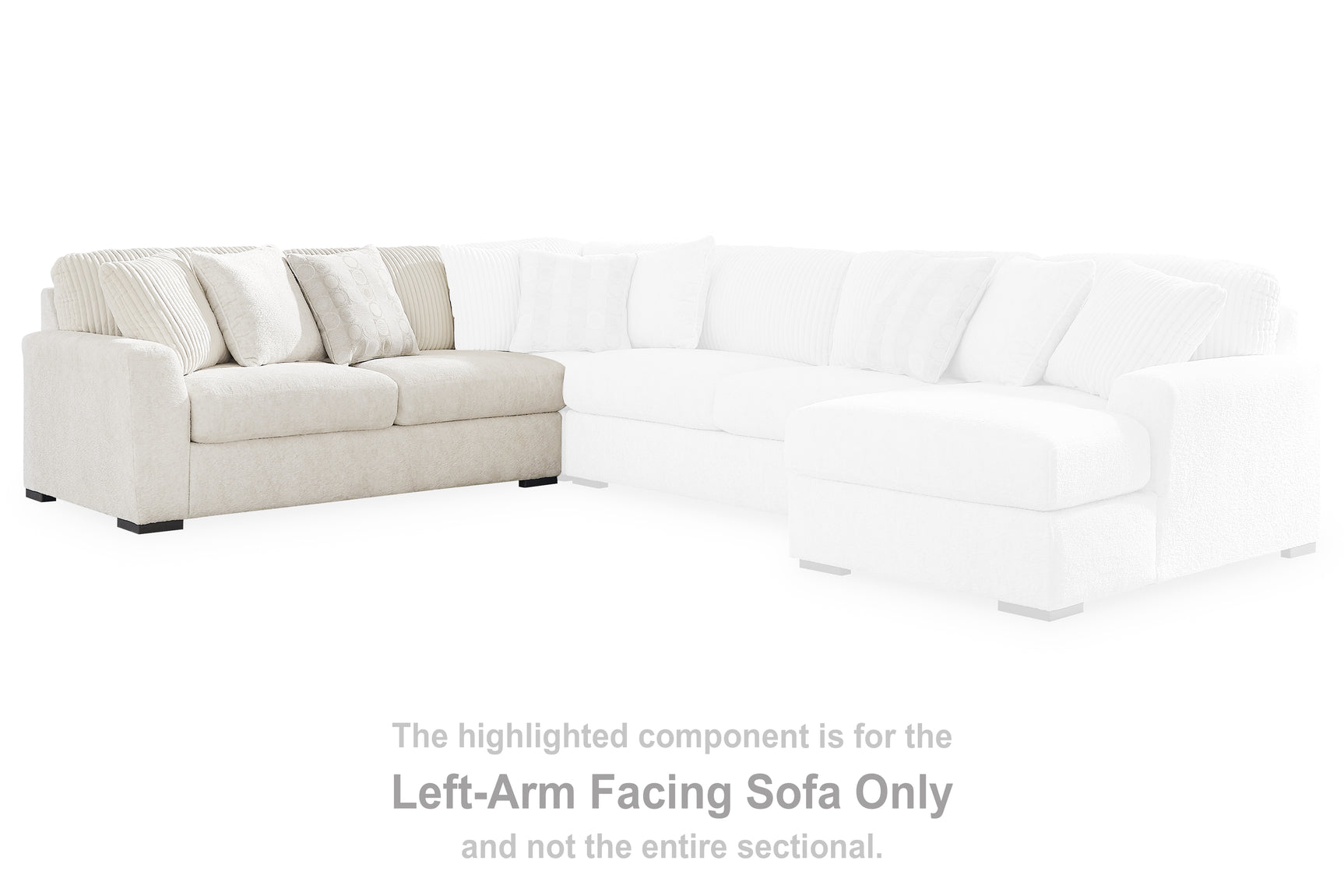 Sam's Furniture - Ashley Furniture - Chessington Sectional - LAF Sofa / Ivory - 6190466