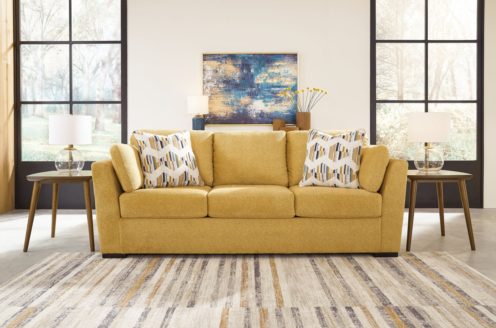 Sam's Furniture - Ashley Furniture - Keerwick Living Room - Sofa / Sunflower - 6750638