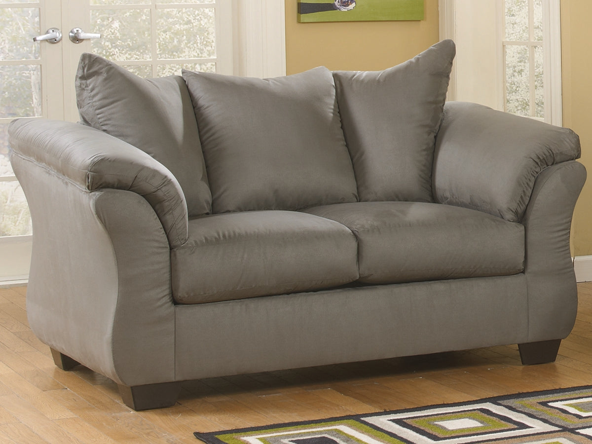 Sam's Furniture - Ashley Furniture - Darcy Living Room - Loveseat / Cobblestone - 7500535