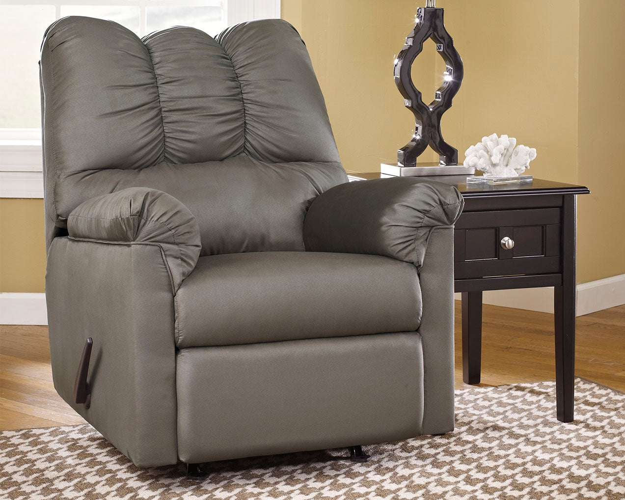 Sam's Furniture - Ashley Furniture - Darcy Living Room - Rocker Recliner / Cobblestone - 7500525