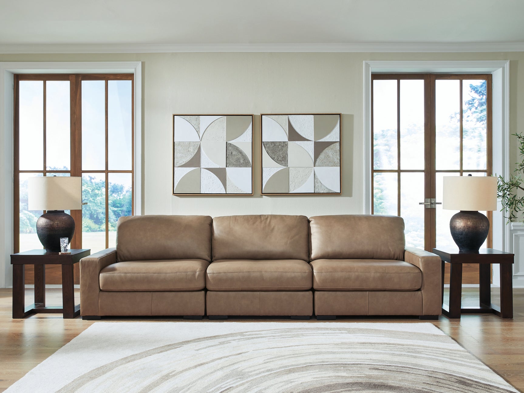 Sam's Furniture - Ashley Furniture - Veronella Sectional - RAF 3-Piece Sectional Sofa / Sahara - 76106S2