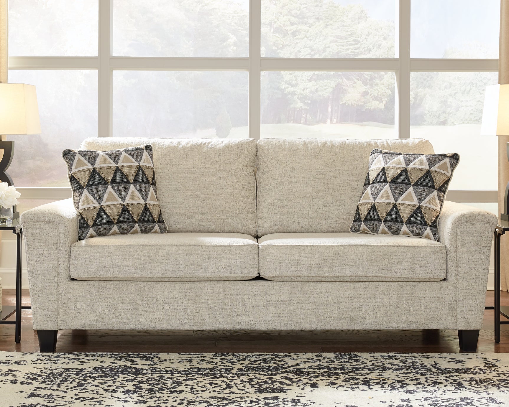 Sam's Furniture - Ashley Furniture - Abinger Living Room - Queen Sofa Sleeper / Smoke - 8390539