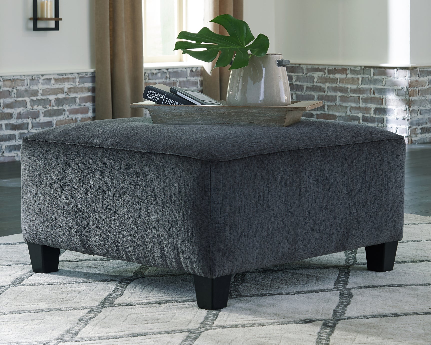 Sam's Furniture - Ashley Furniture - Abinger Living Room - Oversized Accent Ottoman / Smoke - 8390508