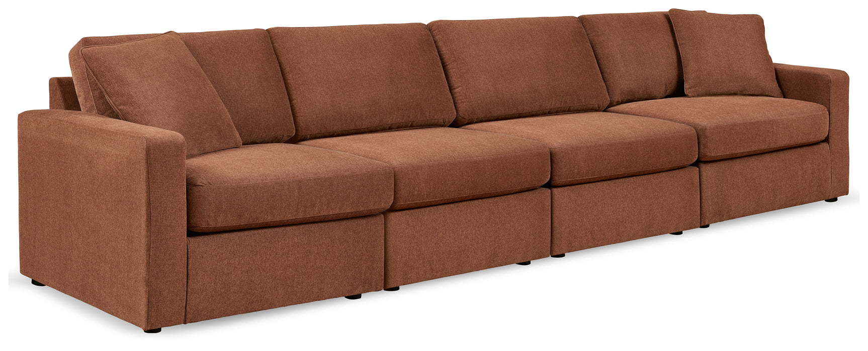 Sam's Furniture - Ashley Furniture - Modmax Sectional - RAF 4-Piece Sectional / Spice - 92102S10