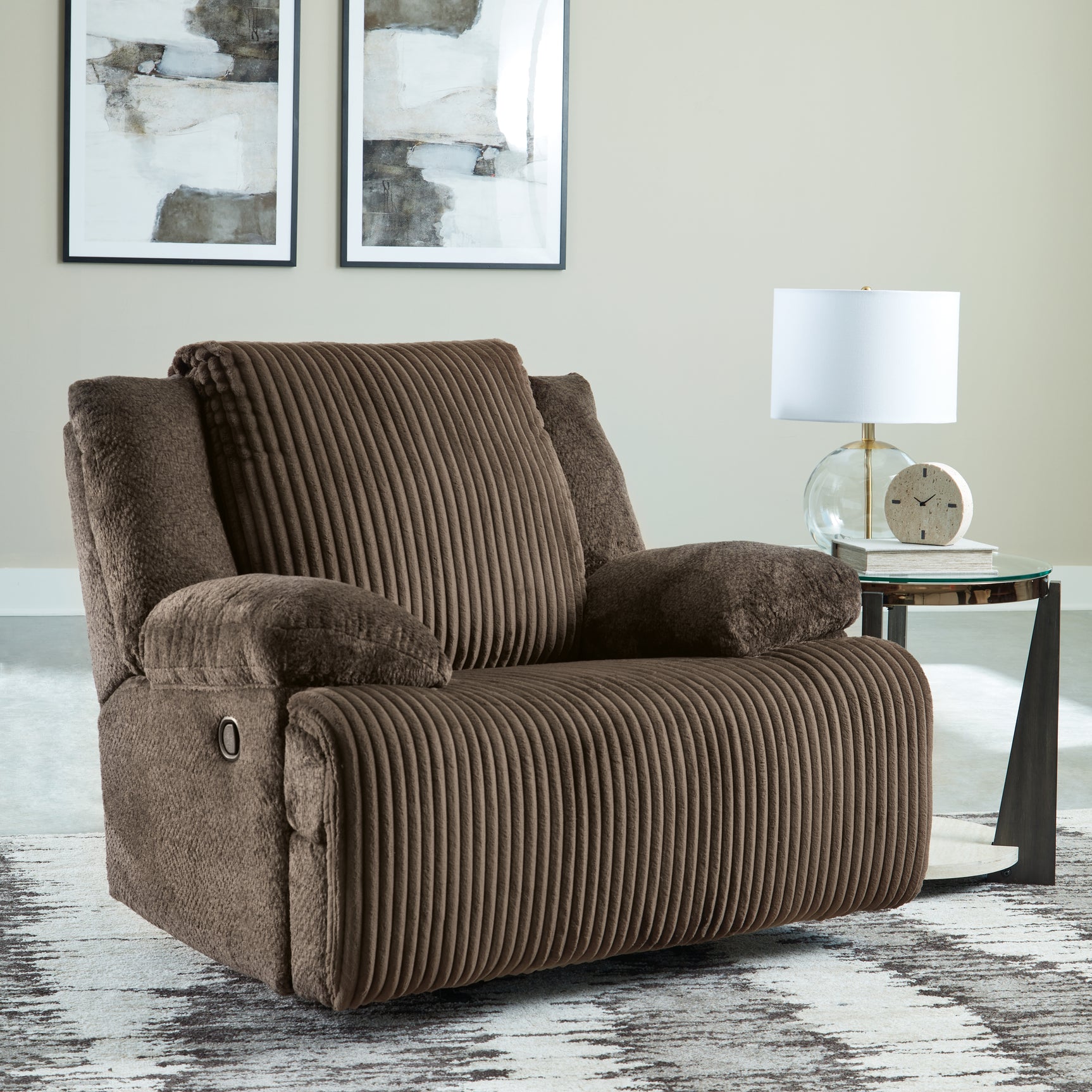 Sam's Furniture - Ashley Furniture - Top Tier Living Room - Rocker Recliner / Alloy - 9270625