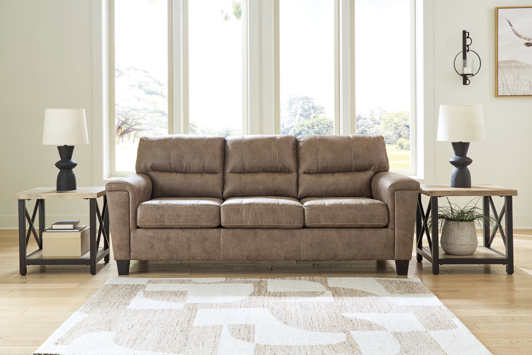 Sam's Furniture - Ashley Furniture - Navi Living Room - Sofa / Fossil - 9400438
