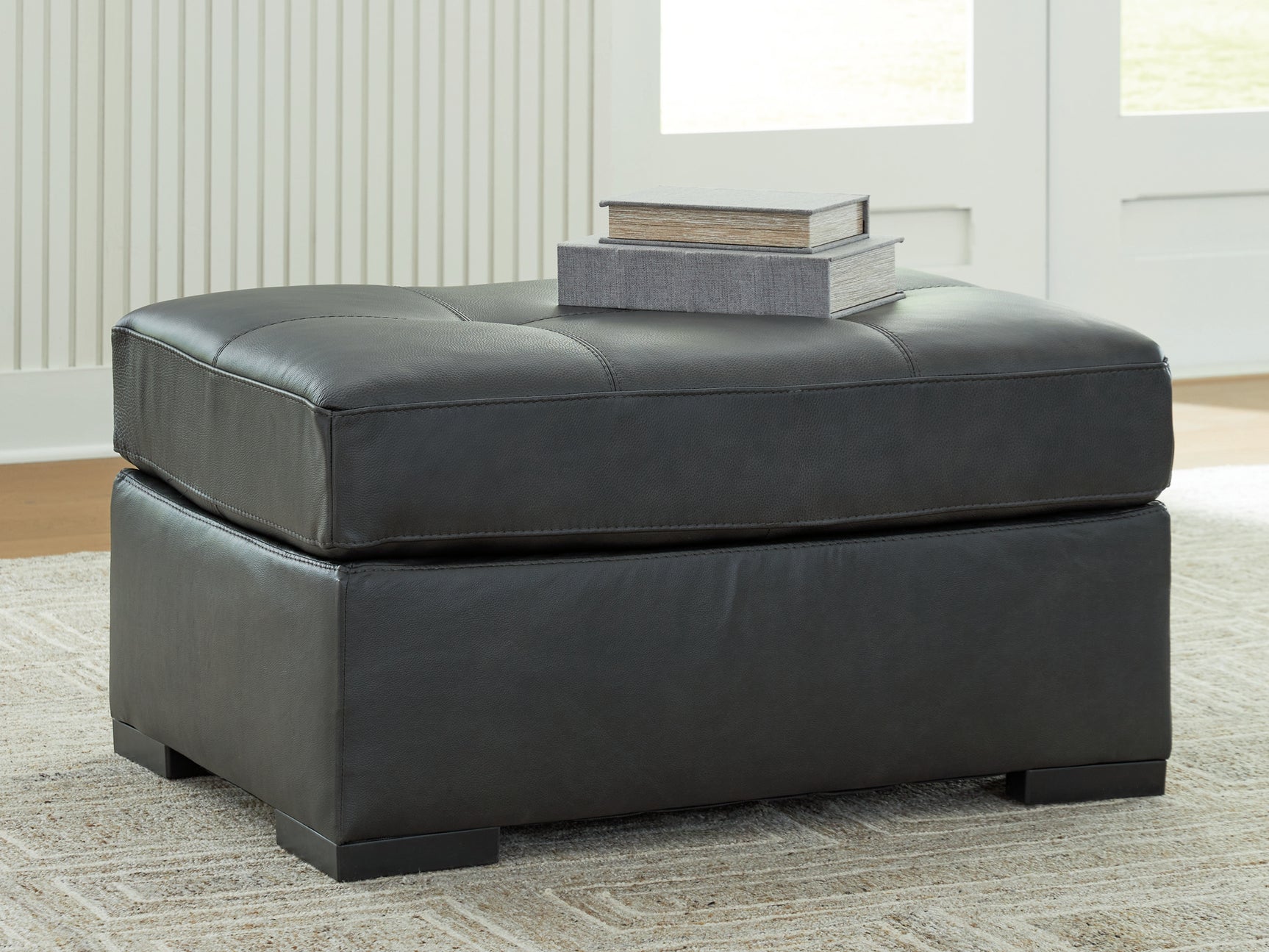 Sam's Furniture - Ashley Furniture - Brindley Pier Living Room - Oversized Accent Ottoman / Fog - 9950308