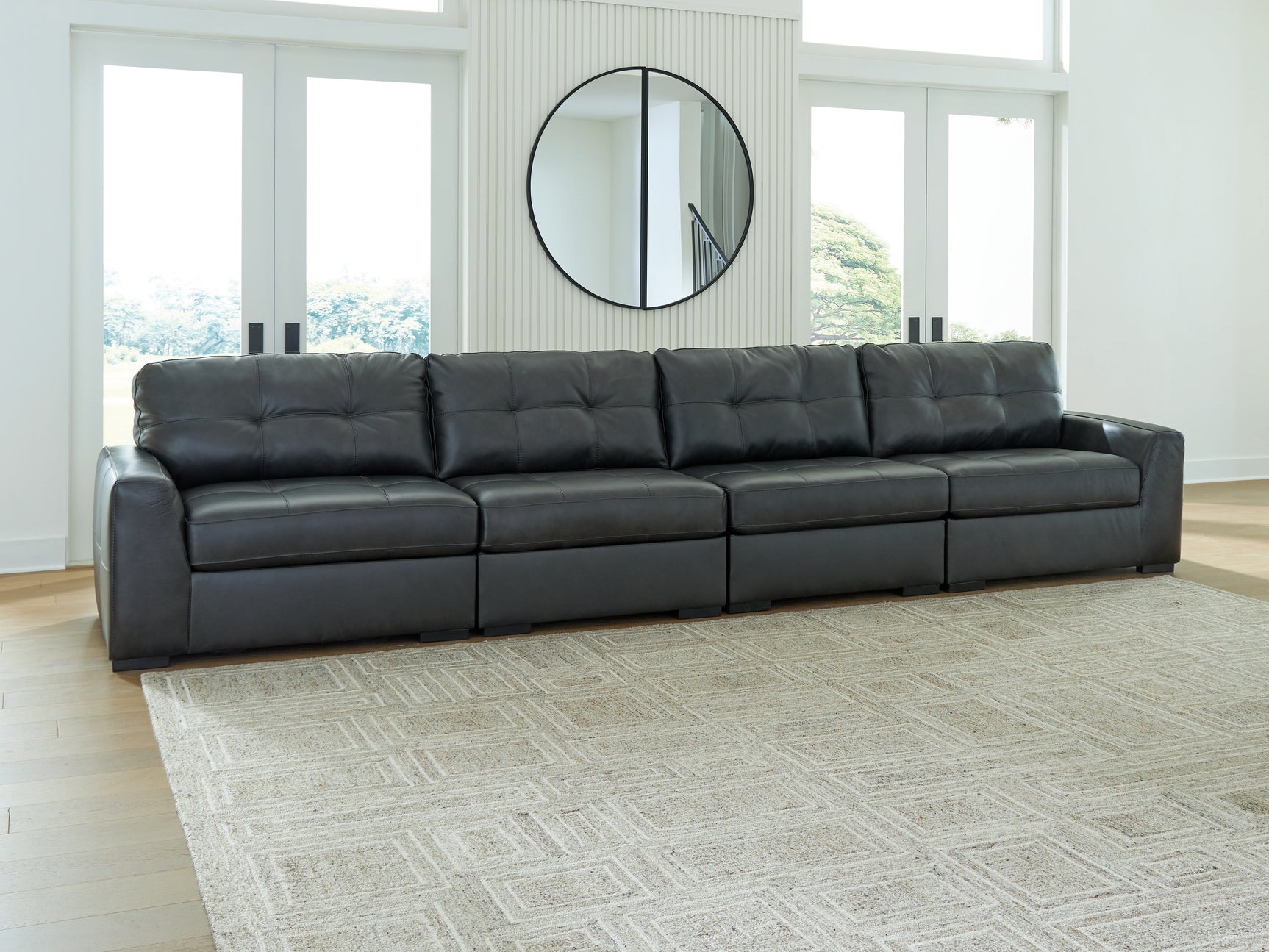 Sam's Furniture - Ashley Furniture - Brindley Pier Sectional - RAF 4-Piece Sectional / Fog - 99503S4