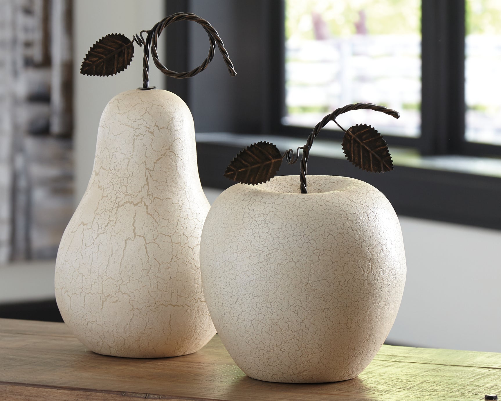 Sam's Furniture - Ashley Furniture - Bidelia Sculpture - Sculpture Set (Set of 2) / Antique White - A2000381