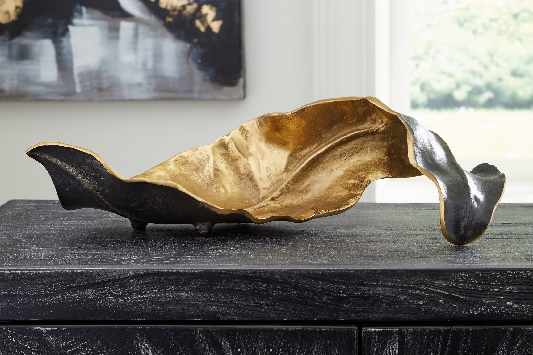 Sam's Furniture - Ashley Furniture - Melinda Sculpture - Sculpture / Black/Gold Finish - A2000416