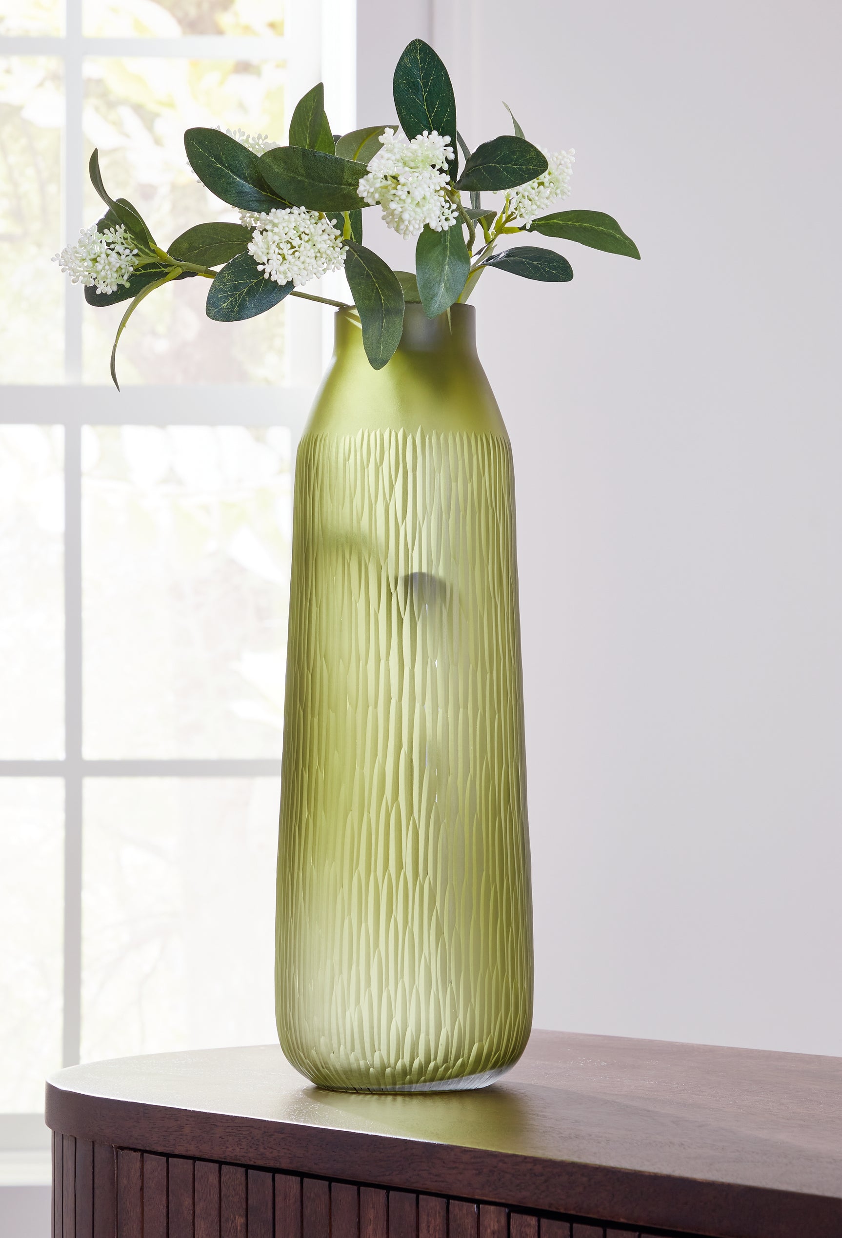 Sam's Furniture - Ashley Furniture - Scottyard Vase - Vase / Olive Green - A2900009
