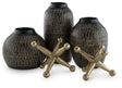 Sam's Furniture - Ashley Furniture - Vinburn Accessory Set (Set of 5) - Accessory Set (5/CN) / Black/Gold Finish - A2C00212
