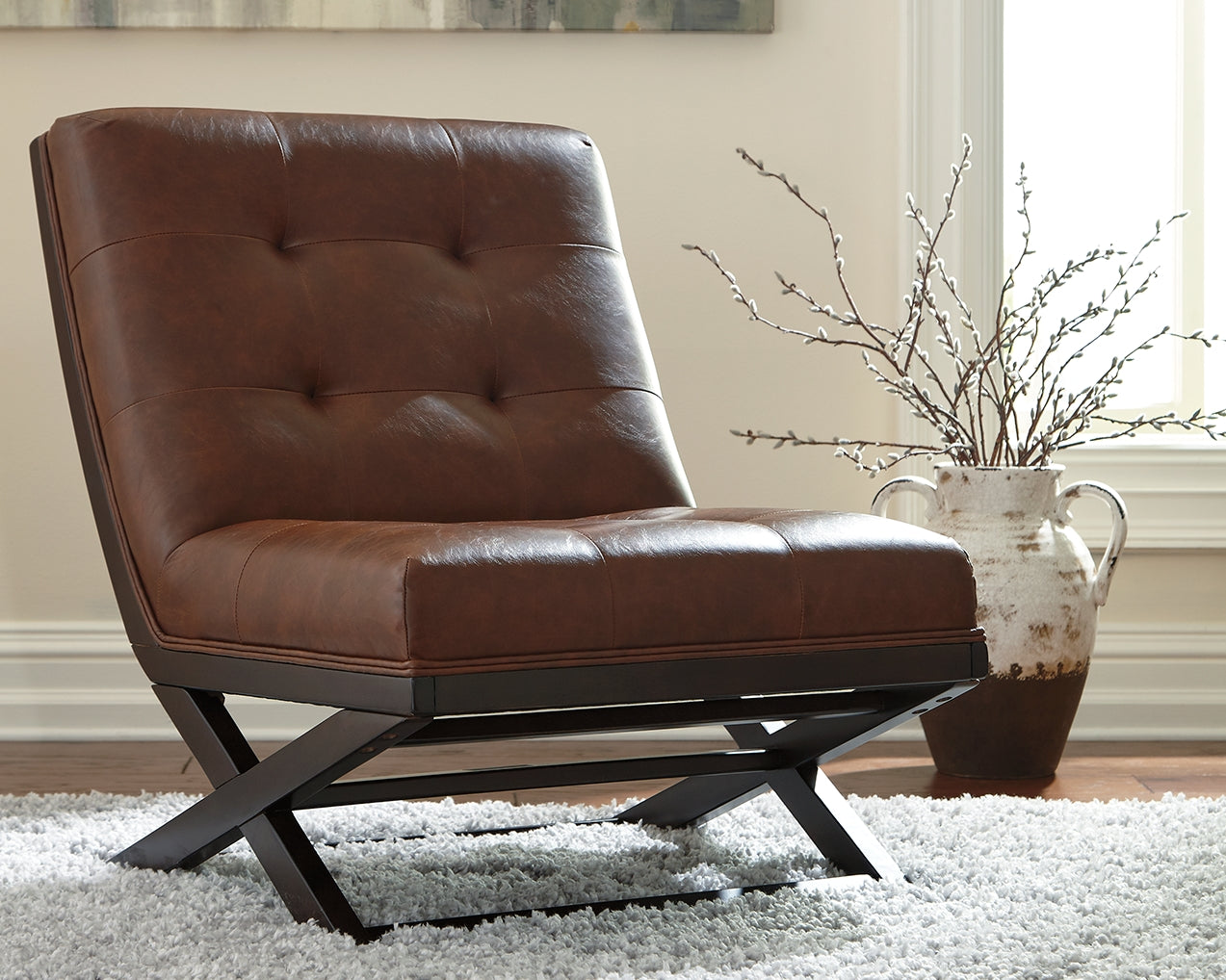 Sam's Furniture - Ashley Furniture - Sidewinder Accent Chair - Accent Chair / Brown - A3000031