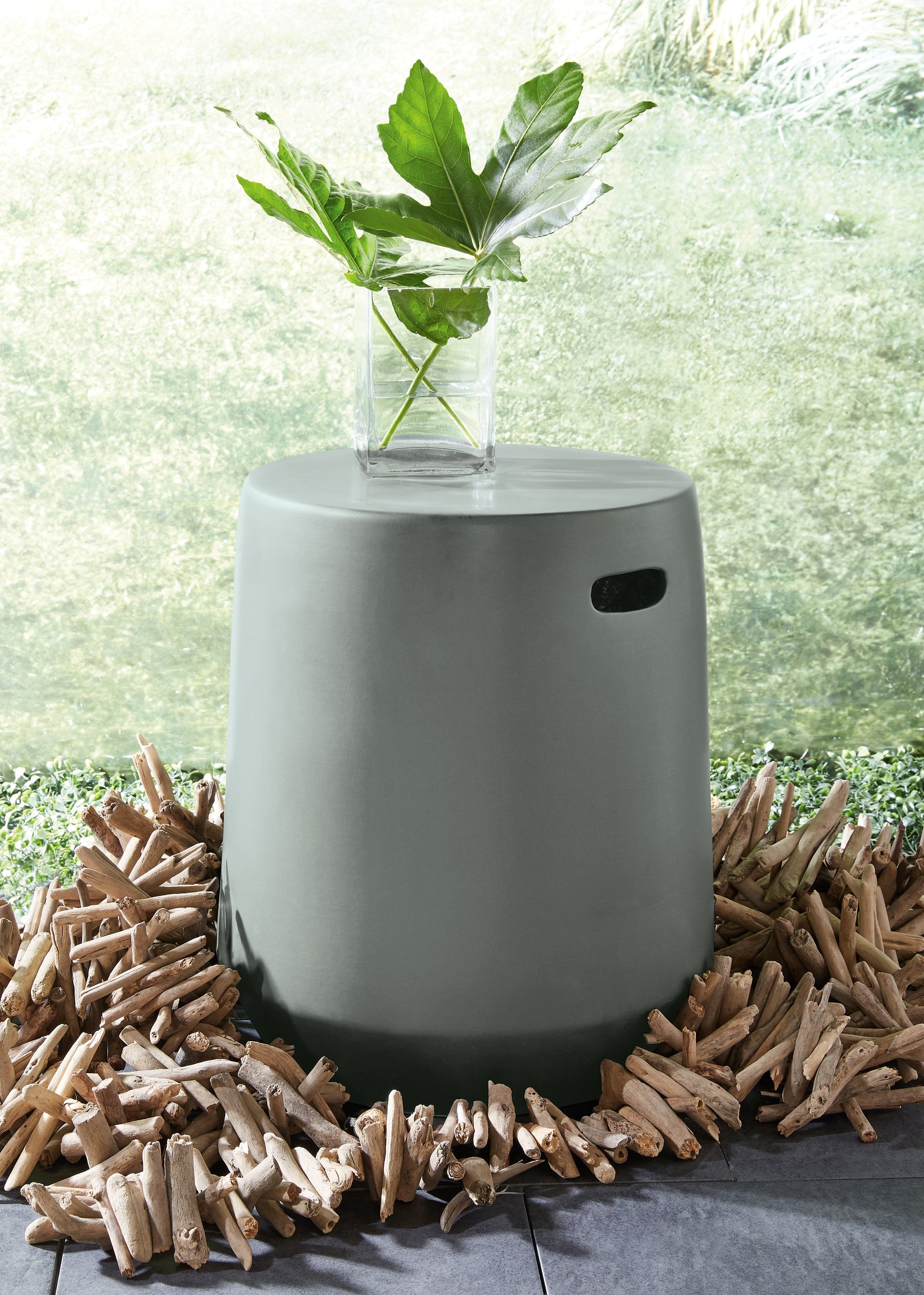 Sam's Furniture - Ashley Furniture - Kalmunds Stool - Stool / Gray - A3000634