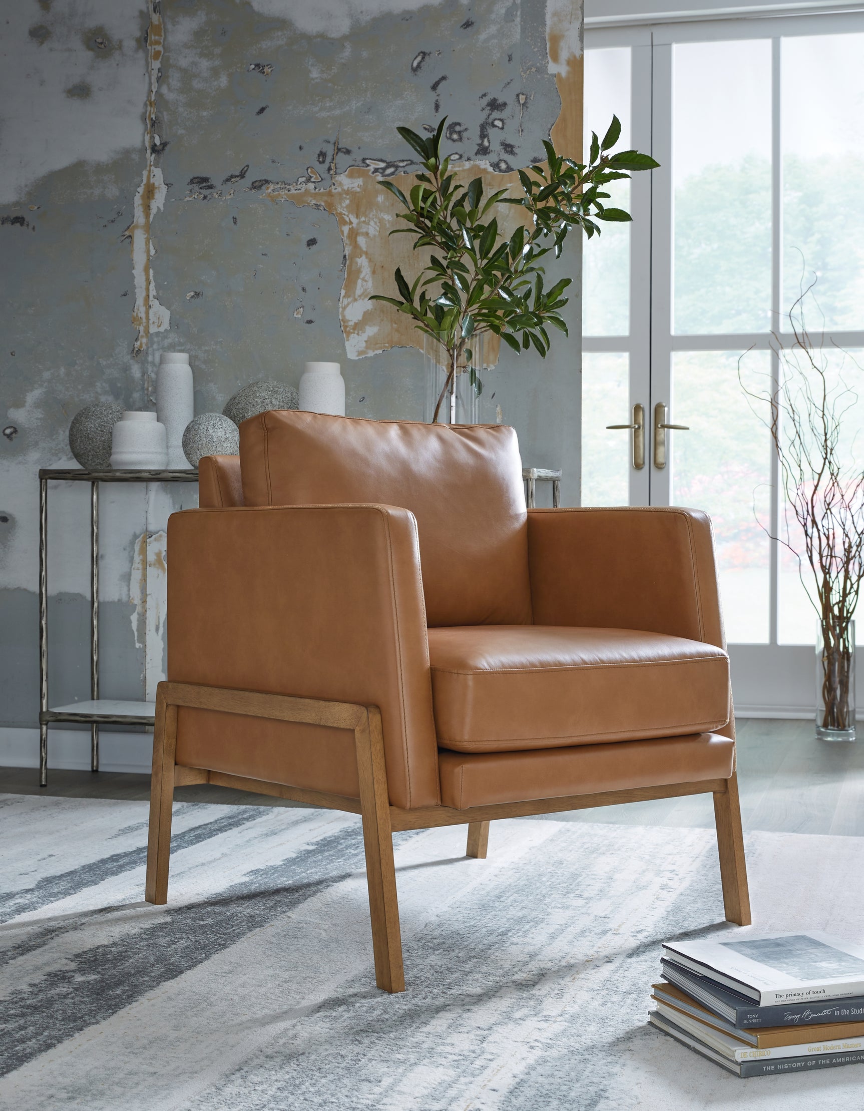Sam's Furniture - Ashley Furniture - Numund Accent Chair - Accent Chair / Caramel - A3000670