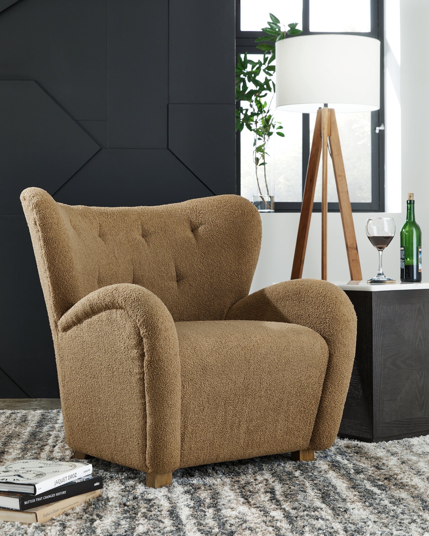 Sam's Furniture - Ashley Furniture - Larbell Accent Chair - Accent Chair / Camel - A3000710