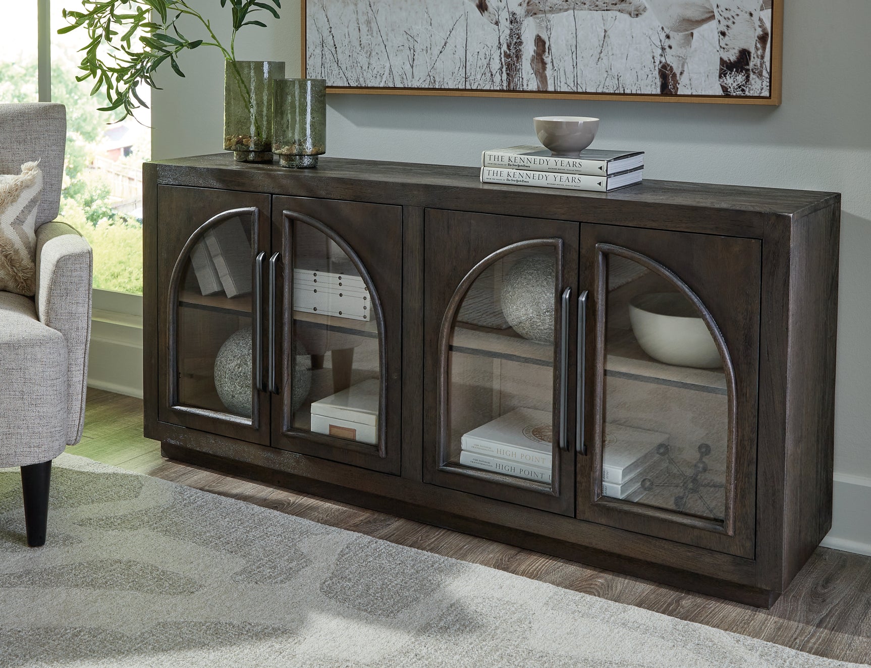 Sam's Furniture - Ashley Furniture - Dreley Accent Cabinet - Accent Cabinet / Grayish Brown - A4000586