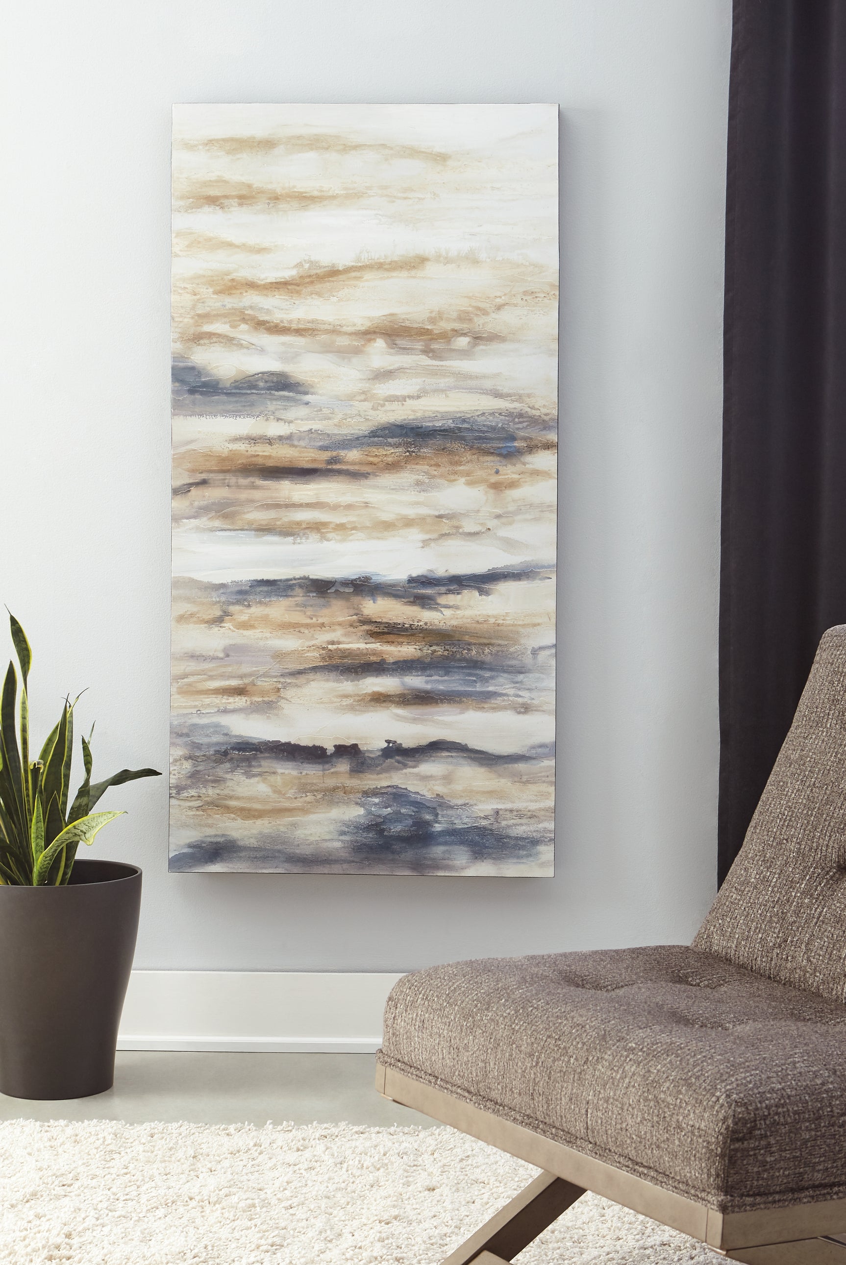 Sam's Furniture - Ashley Furniture - Joely Wall Decor - Wall Art / Blue/Tan - A8000277
