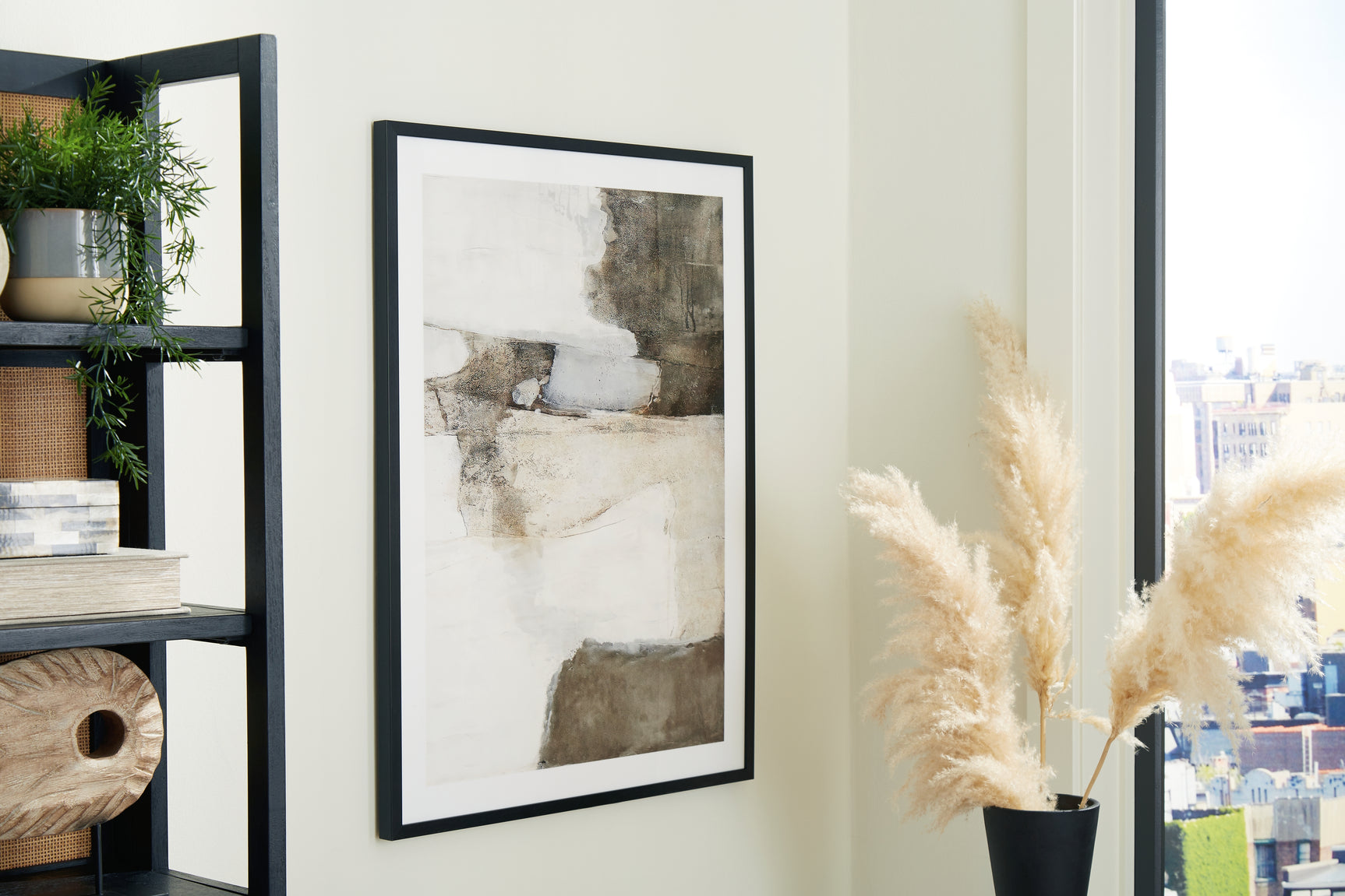 Sam's Furniture - Ashley Furniture - Aldricton Wall Decor - Wall Art / Brown/White - A8000406
