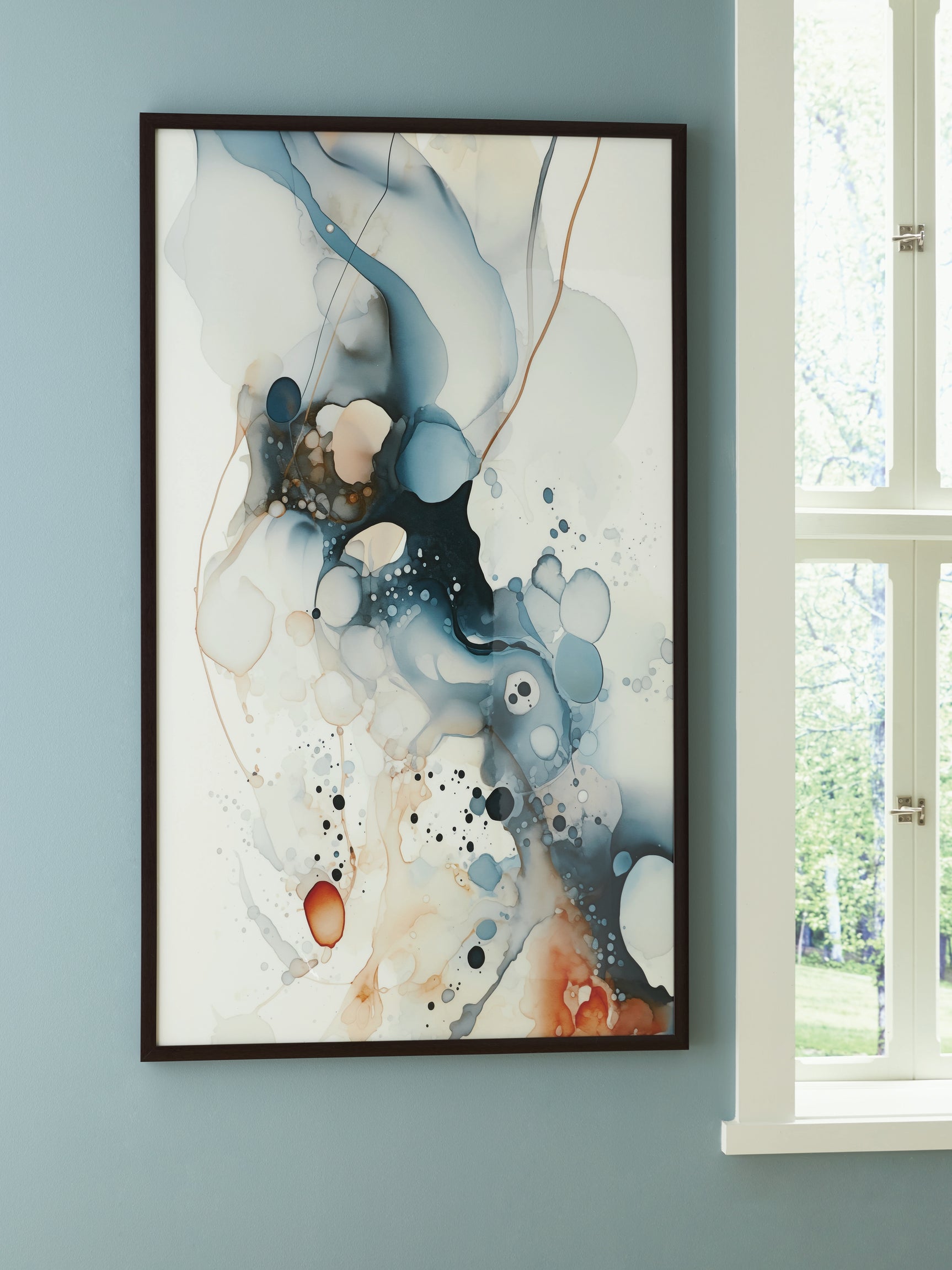 Sam's Furniture - Ashley Furniture - Foxenburg Wall Decor - Wall Art / Blue/Amber/White - A8000432
