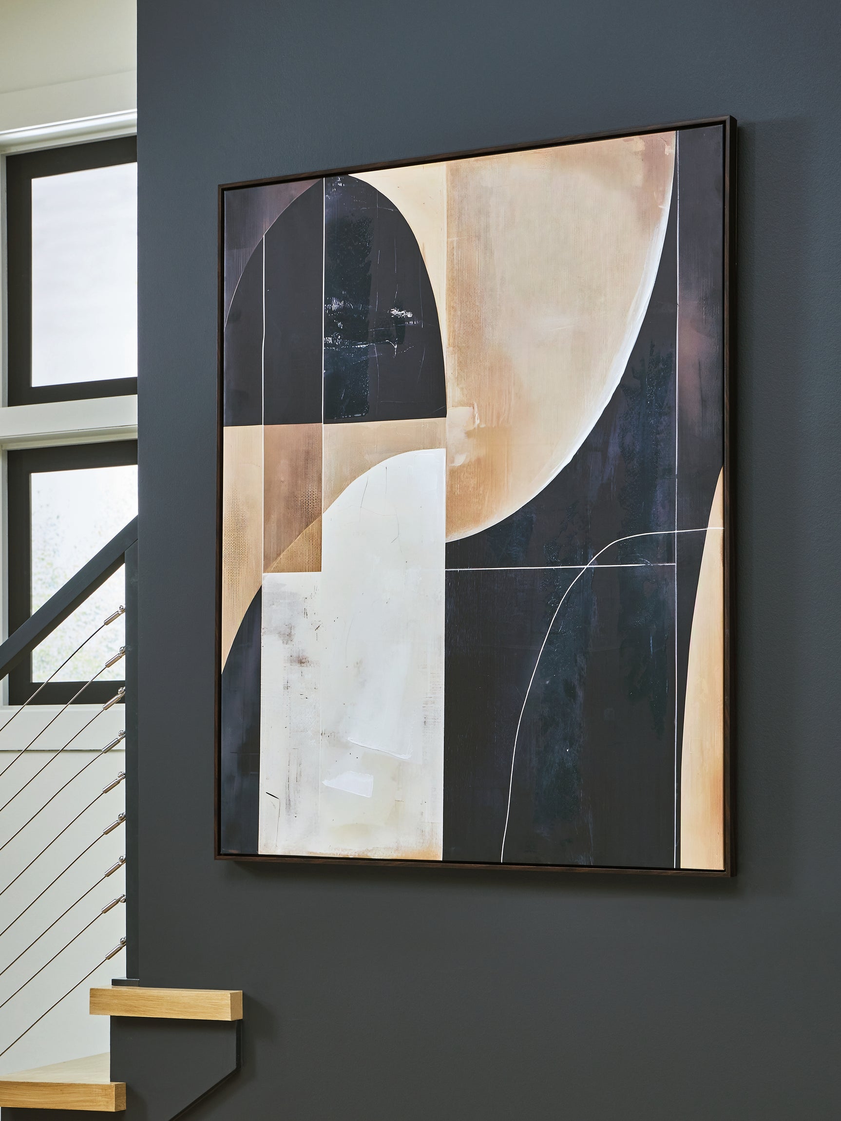 Sam's Furniture - Ashley Furniture - Ewanford Wall Decor - Wall Art / Black/Brown/Tan - A8000464