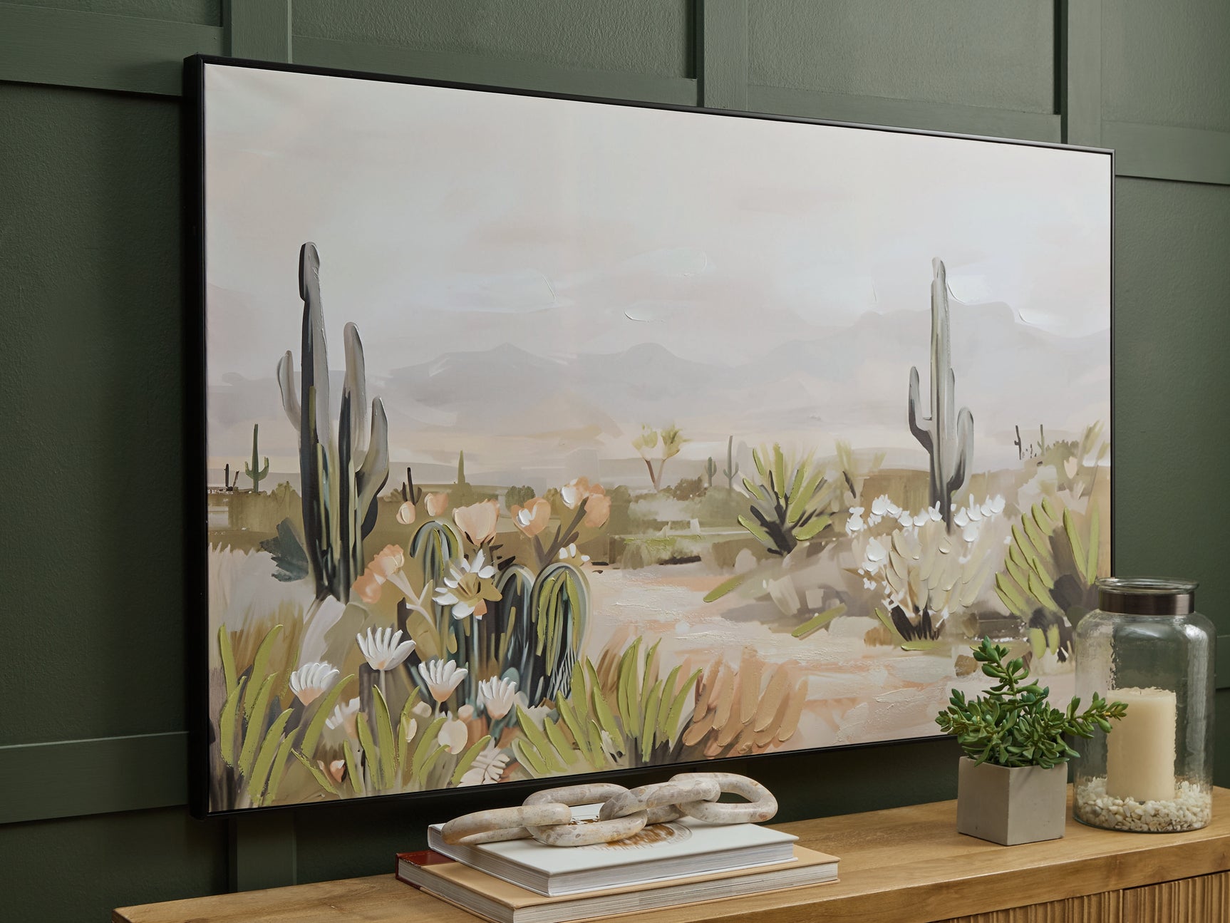 Sam's Furniture - Ashley Furniture - Sidworth Wall Decor - Wall Art / Green/Beige/Gray - A8000480