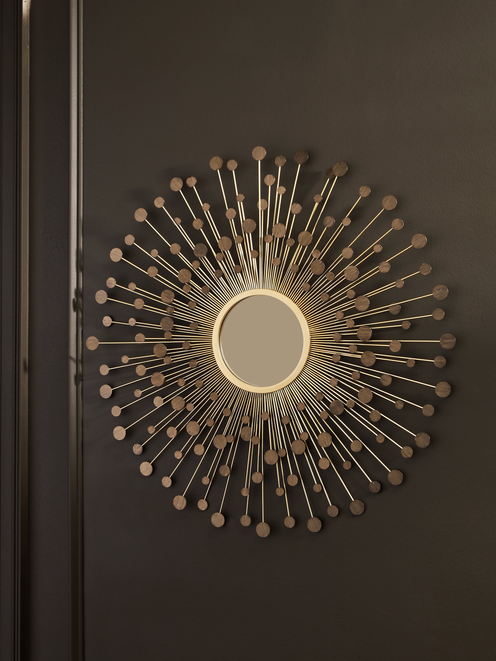 Sam's Furniture - Ashley Furniture - Morwenna Mirror - Accent Mirror / Bronze/Gold Finish - A8010392