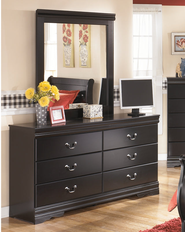 Sam's Furniture - Ashley Furniture - Huey Vineyard Bedroom - Two Drawer Night Stand / Black - B128-92