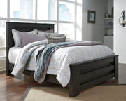 Sam's Furniture - Ashley Furniture - Brinxton Bedroom - Queen Panel Bed / Charcoal - B249B2