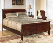 Sam's Furniture - Ashley Furniture - Alisdair Bedroom - King Sleigh Bed / Reddish Brown - B376B8