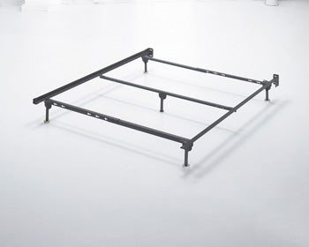 Sam's Furniture - Ashley Furniture - Platform Bedroom - Queen Bolt on Bed Frame / Metallic - B100-31