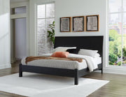 Sam's Furniture - Ashley Furniture - Danziar Bedroom - King Panel Bed / Black - B1013B10