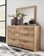 Sam's Furniture - Ashley Furniture - Hyanna Bedroom - Dresser and Mirror / Tan Brown - B1050B1