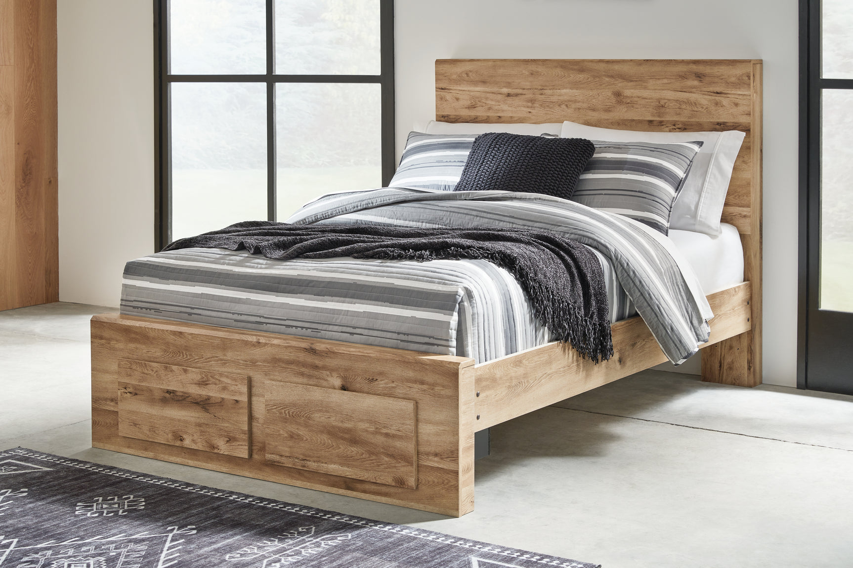 Sam's Furniture - Ashley Furniture - Hyanna Bedroom - Full Panel Storage Bed / Tan Brown - B1050B38