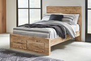 Sam's Furniture - Ashley Furniture - Hyanna Bedroom - Full Panel Storage Bed / Tan Brown - B1050B38