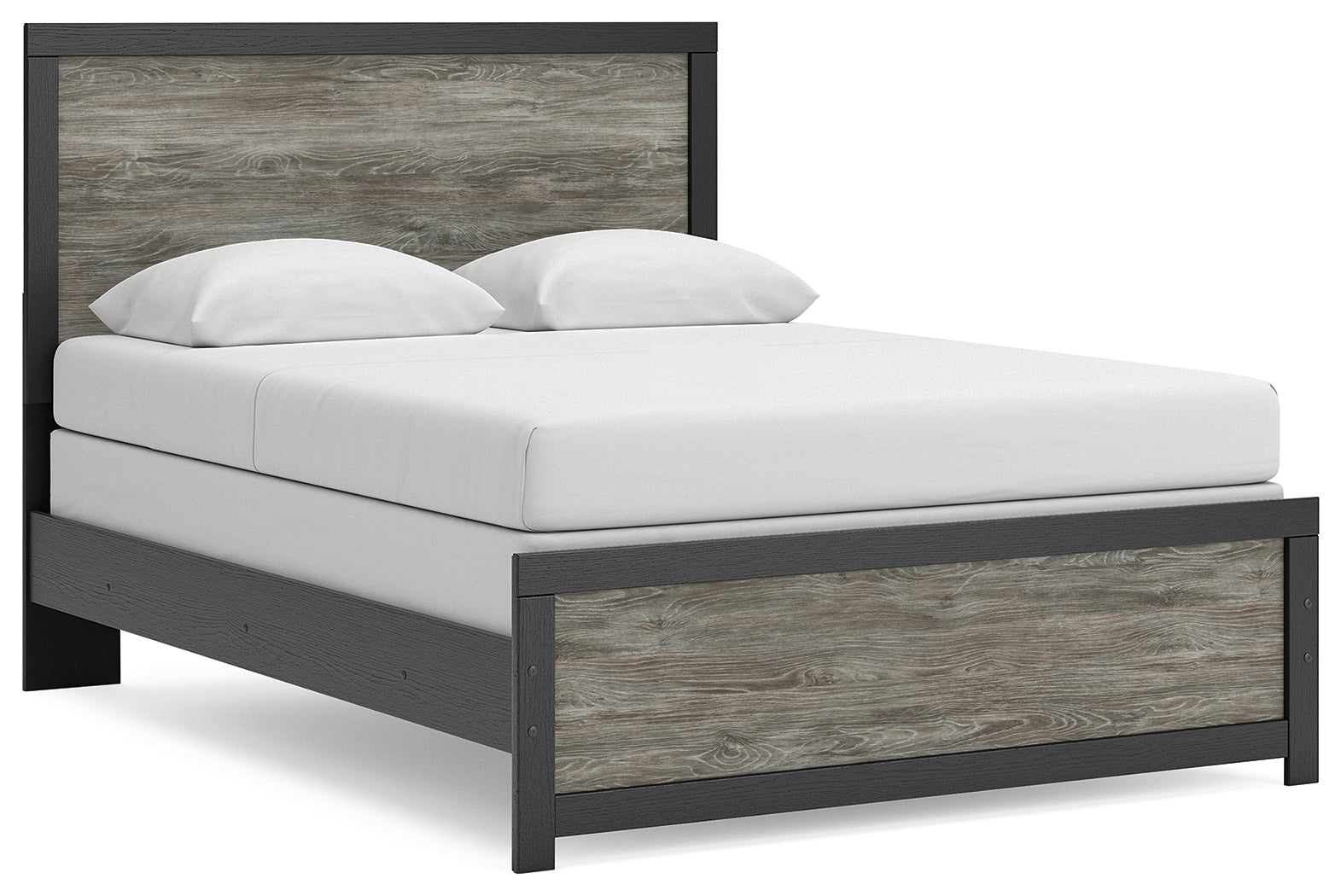 Sam's Furniture - Ashley Furniture - Broachmyn Bedroom - Queen Panel Bed / Black/Gray - PCB1118B4