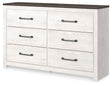 Sam's Furniture - Ashley Furniture - Gerridan Bedroom - Full Panel Bed / White/Gray - B1190B4
