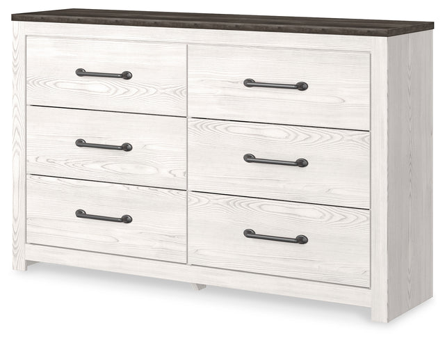 Sam's Furniture - Ashley Furniture - Gerridan Bedroom - Full Panel Bed / White/Gray - B1190B4